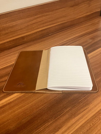 St. Michael Leather Journal Cover