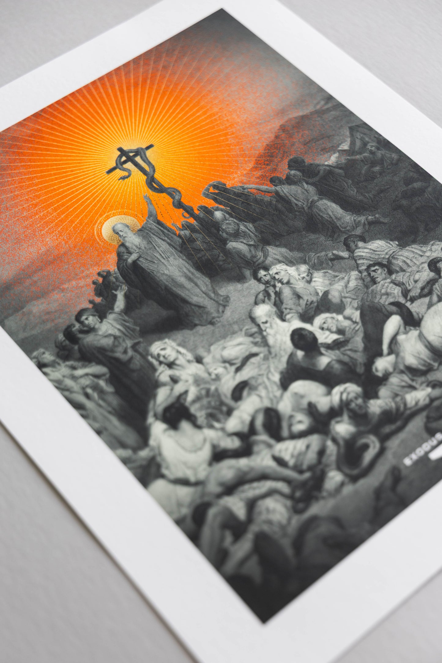 Bronze Serpent Print