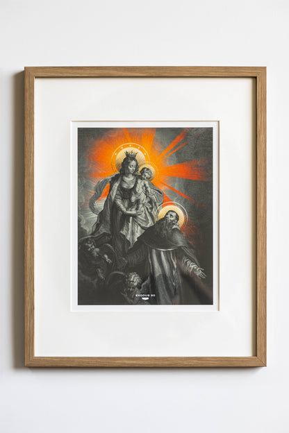 Our Lady of the Rosary Print
