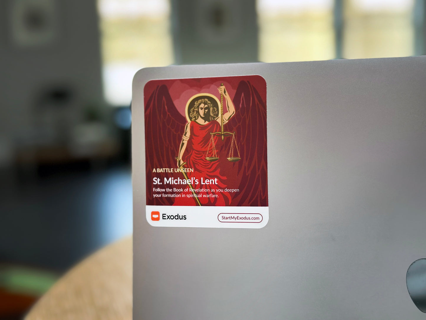 St. Michael's Lent App Card Sticker